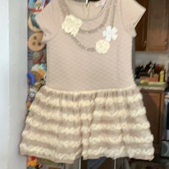 NWT Nordstroms Baby Sara sweet drop waist flower detail dress - Picture 3 of 8